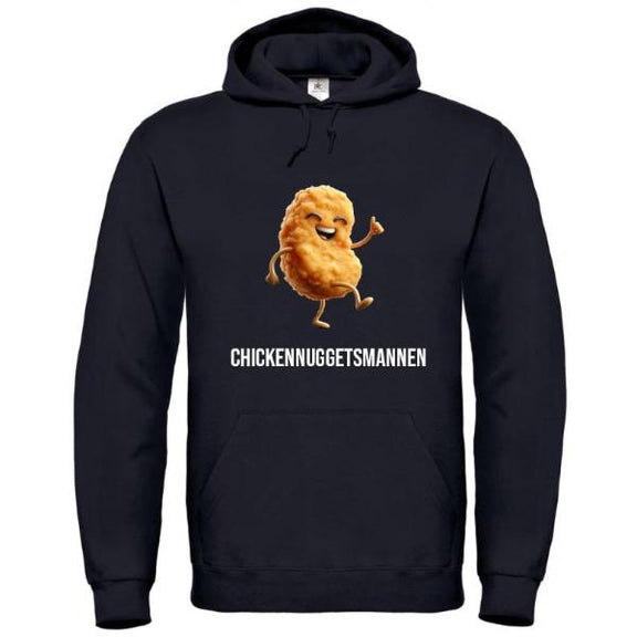 Chickennuggetsmannen hoodie svart