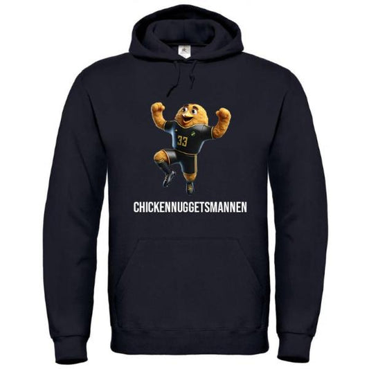 Chickennuggetsmannen hoodie svart