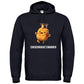 Chickennuggetsmannen hoodie svart