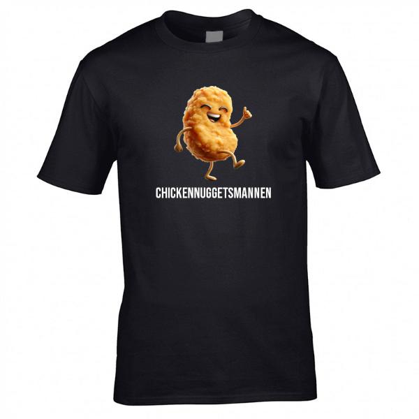 Chickennuggetsmannen t-shirt svart