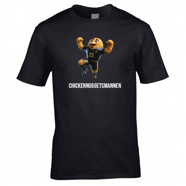 Chickennuggetsmannen t-shirt svart