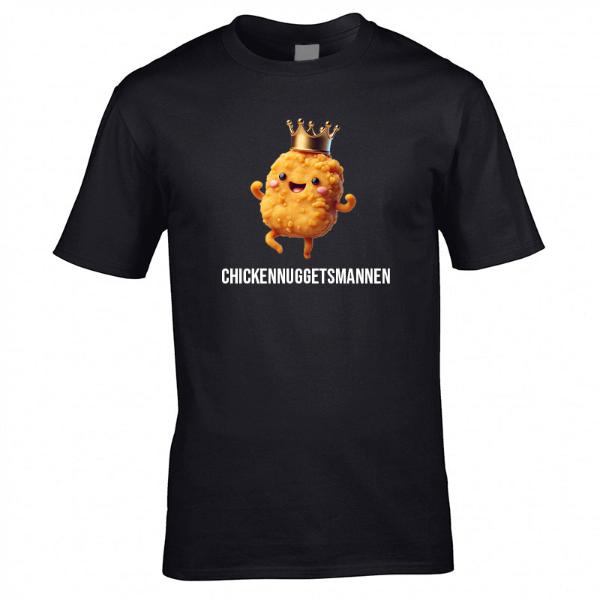 Chickennuggetsmannen t-shirt svart