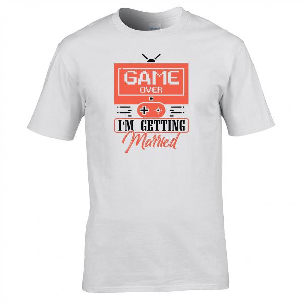 Game Over I'm Getting Married T-shirt