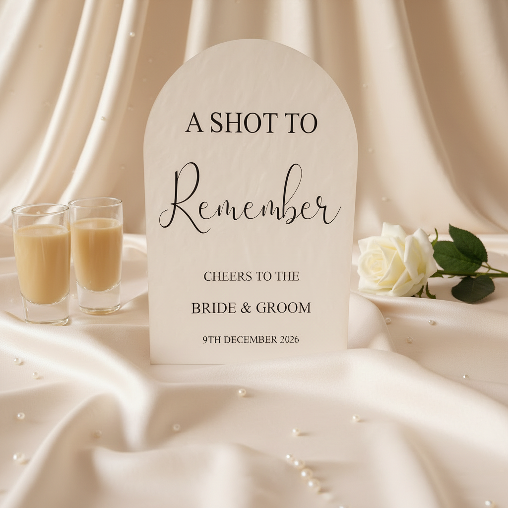 A Shot To Remember - Bröllopsbakgrund