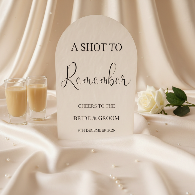 A Shot To Remember - Bröllopsbakgrund