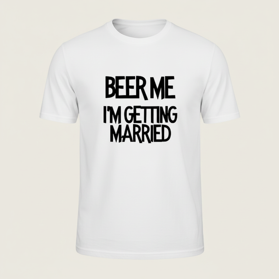 Beer Me I'm Getting Married - White Product