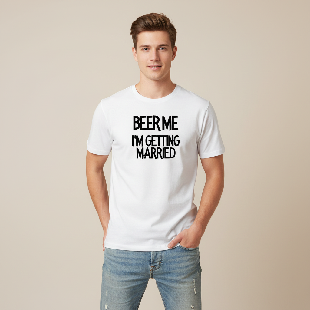 Beer Me I'm Getting Married - White