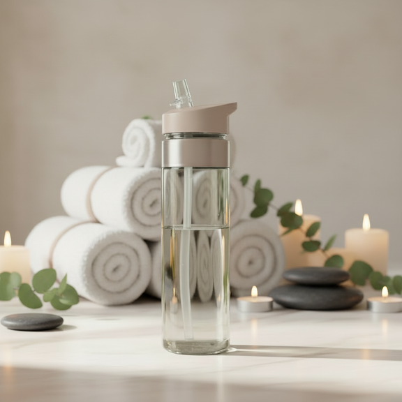 Beige Water Bottle – Spa