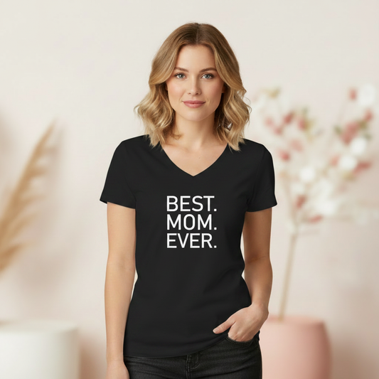 BEST. MOM. EVER. – svart t-shirt