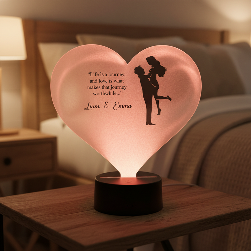 LED-nattlampa röd - utan sladd