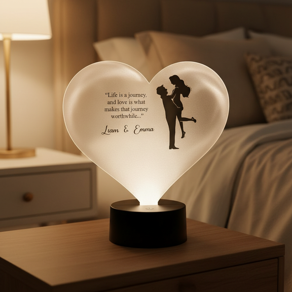 LED-nattlampa vit - utan sladd