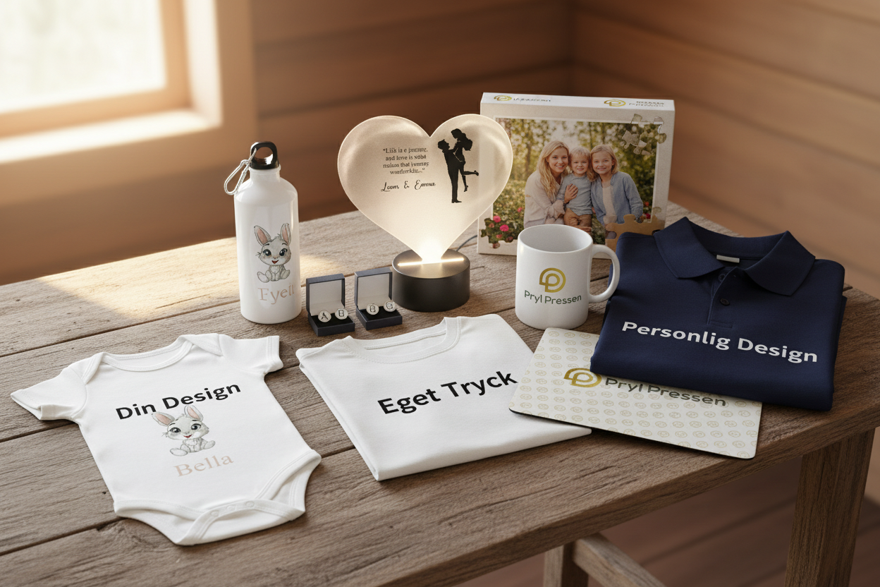 Slideshow banner med anpassningsbara plagg