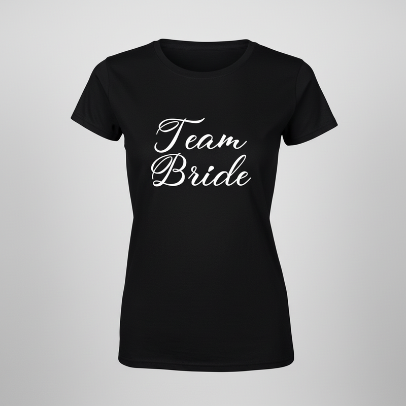 Team Bride T-shirt sista varianten