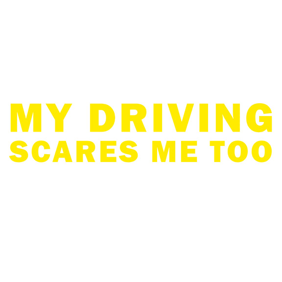 My Driving Scares Mee Too - Pryl Pressen