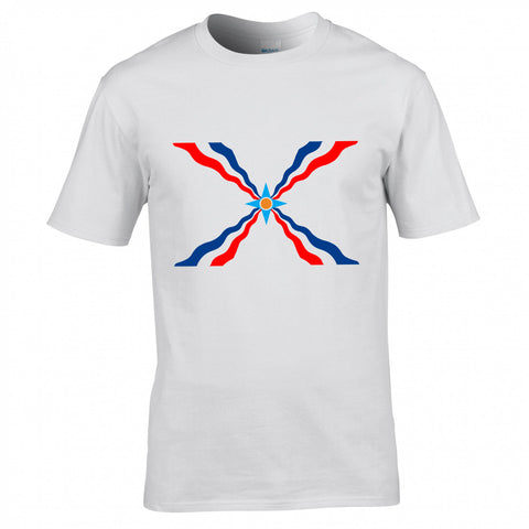 Assyriska Herr T-Shirt, Herr T-Shirt i Bomull, Bomulls T-Shirt för Herrar